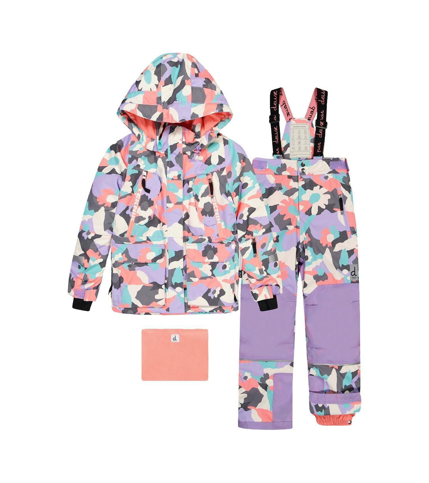 Little and Big Girl's (6-16) Two Piece Teknik Snowsuit