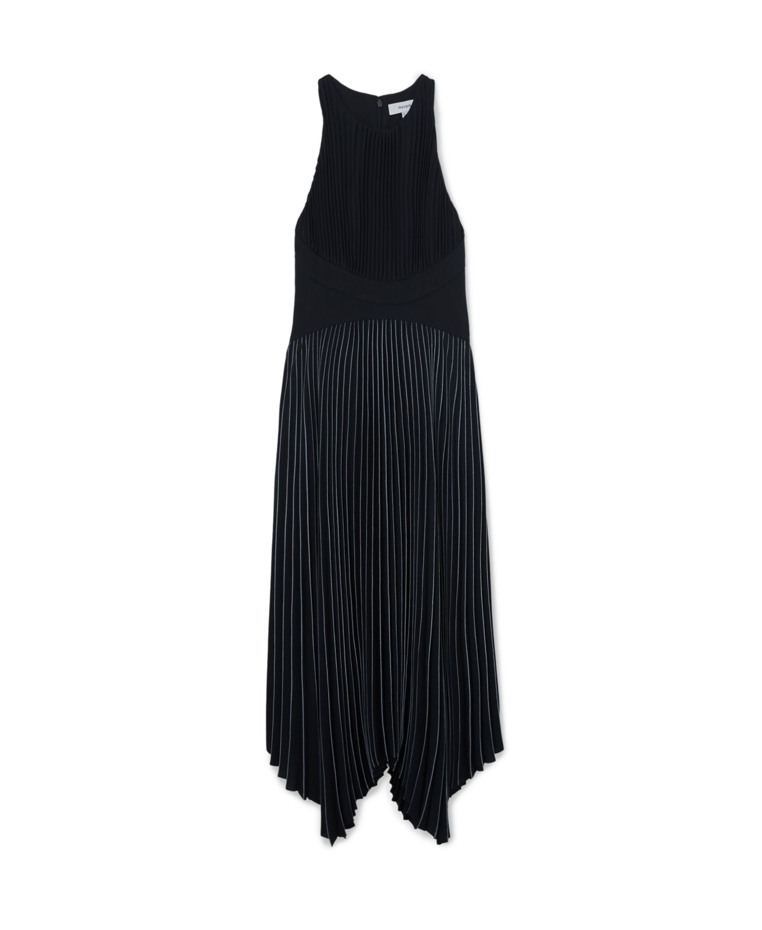 Women's Rachel Pleated High-Neck Midi Dress