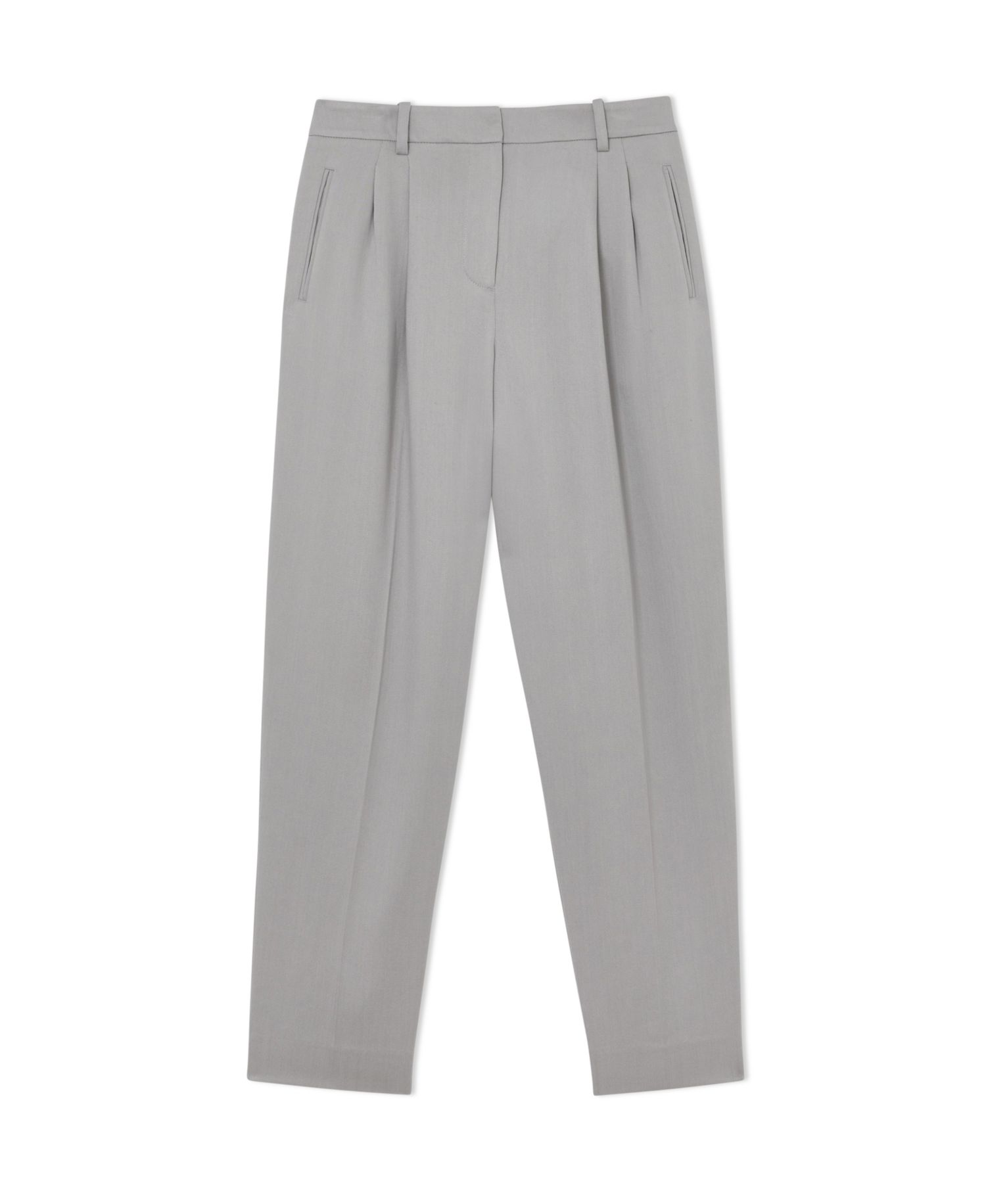 Women's Clay High-Rise Pleated Tapered Trousers