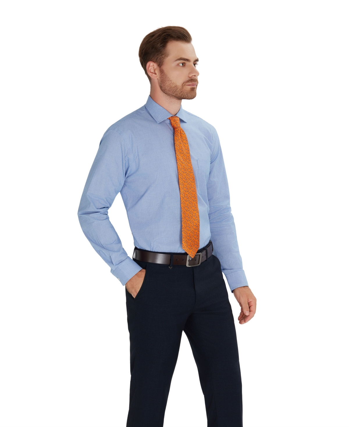 Club Room Men's Regular-Fit Bespoke Poplin Dress Shirt