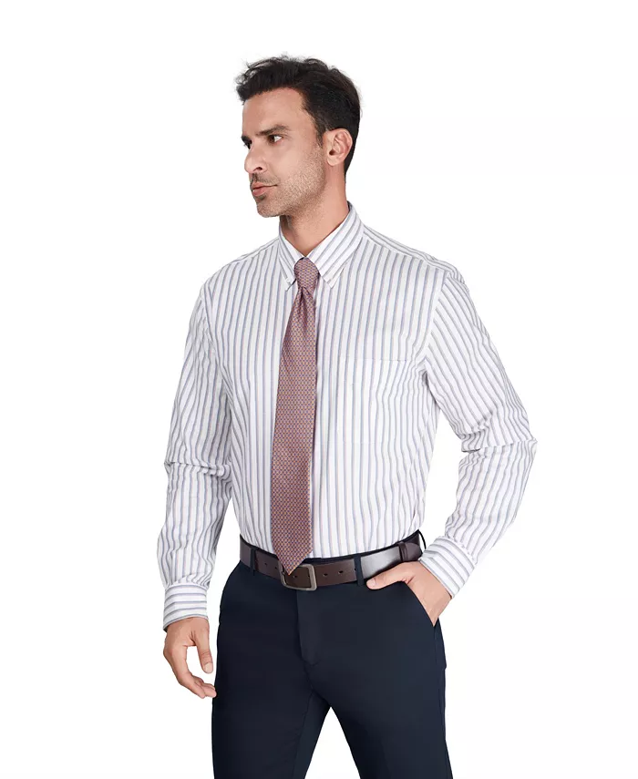 Men's Regular-Fit Harry Stripe Dress Shirt - thumbnail 4