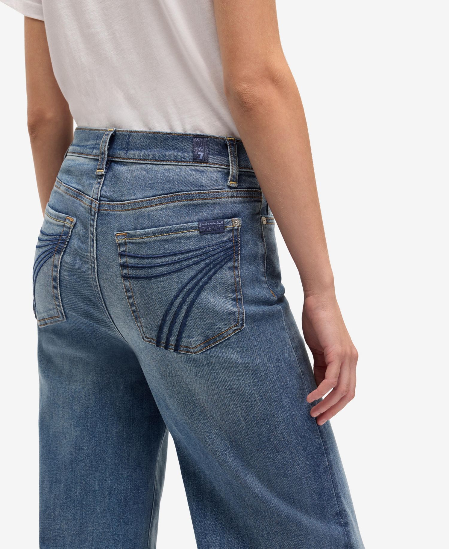 Women's Slim Illusion High-Rise Wide-Leg Jeans