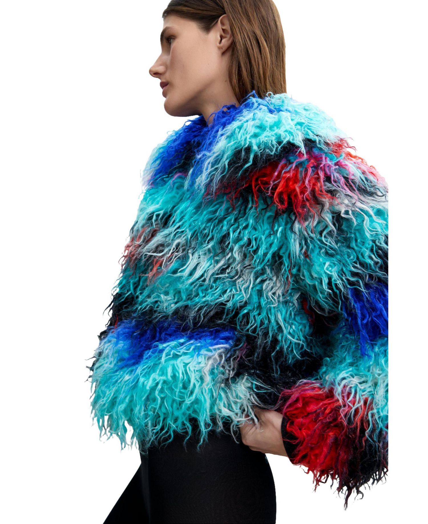 Women's Long Hair Coat Lacroix