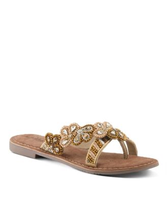 Women's Sweetums Flat Sandal with Suede Upper
