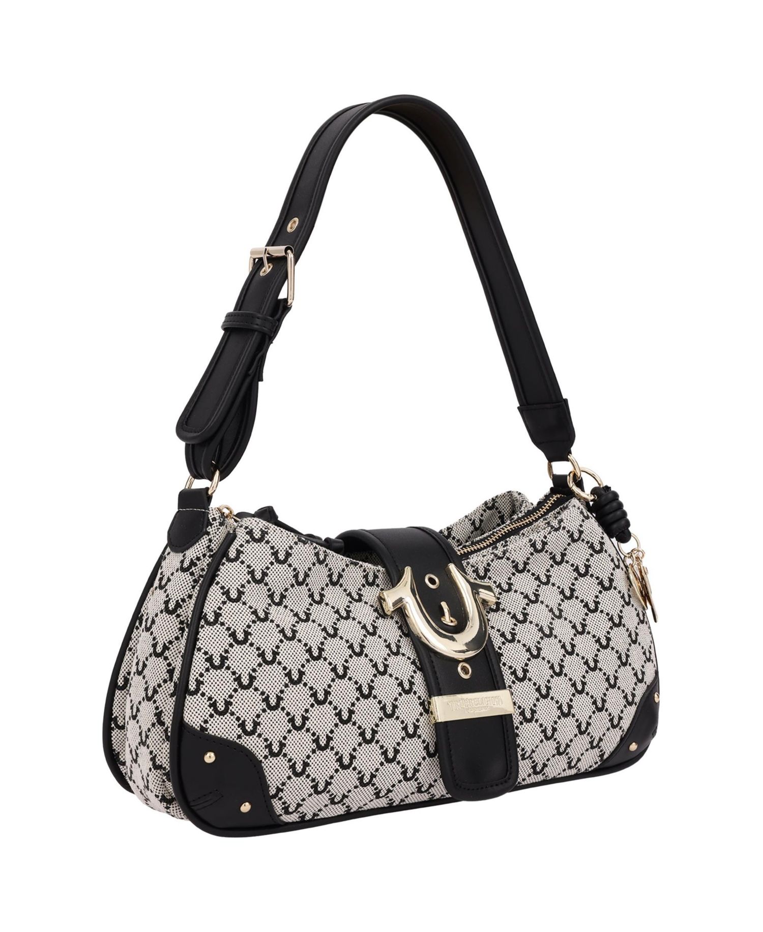 Multi-Strap Denim Shoulder Bag