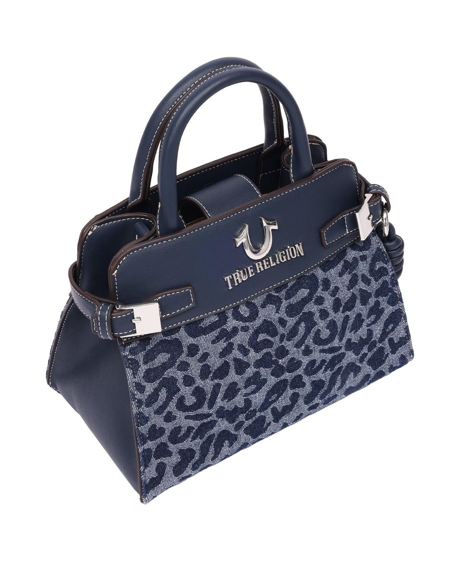 Multi-Strap Denim Shoulder Bag