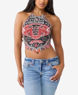 Women's Buddha Scarf Top