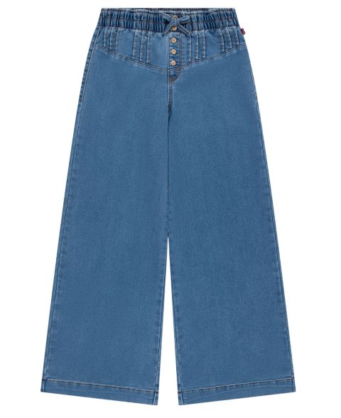Брюки Levi's Pull On Pintuck Wide Dobby Pants для девочек, цвет: Dance Around