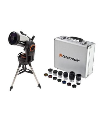 NexStar Evolution 6, Schmidt-Cassegrain Telescope with Integrated WiFi - with Deluxe Accessory Kit (5 Celestron Plossl Eyepieces, 1.25in