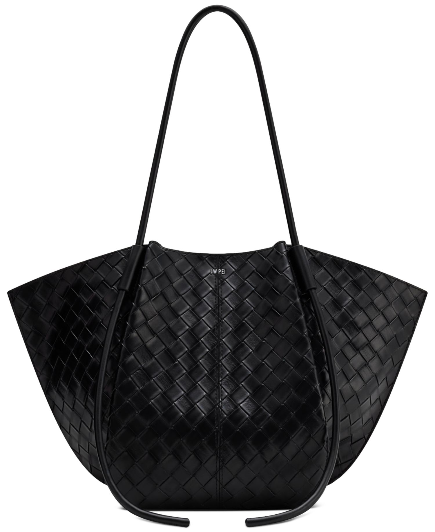 Nala Wide Weave Tote Handbag