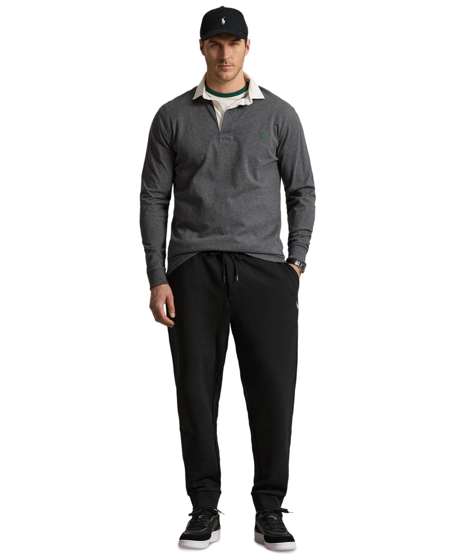 Men's Big & Tall Double-Knit Jogger Pants