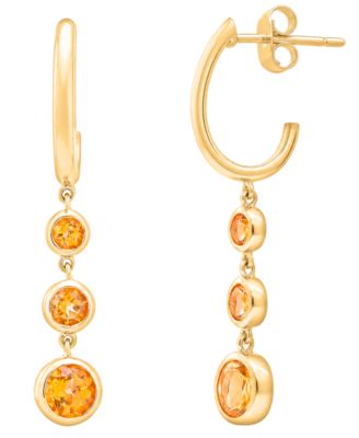 Citrine (3/4 ct. t.w.) Drop Earrings in 14k Gold Over Sterling Silver