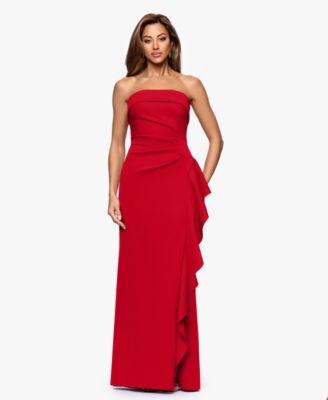 Women's Long Strapless Dress