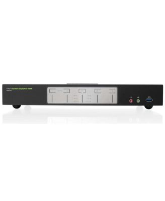 4-Port 4K Dual View DisplayPort KVMP Switch for PC/Mac