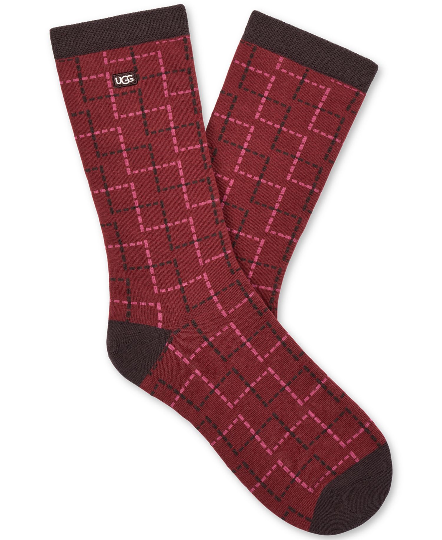 Women's Fuzzy Crew Socks, 3-Pair