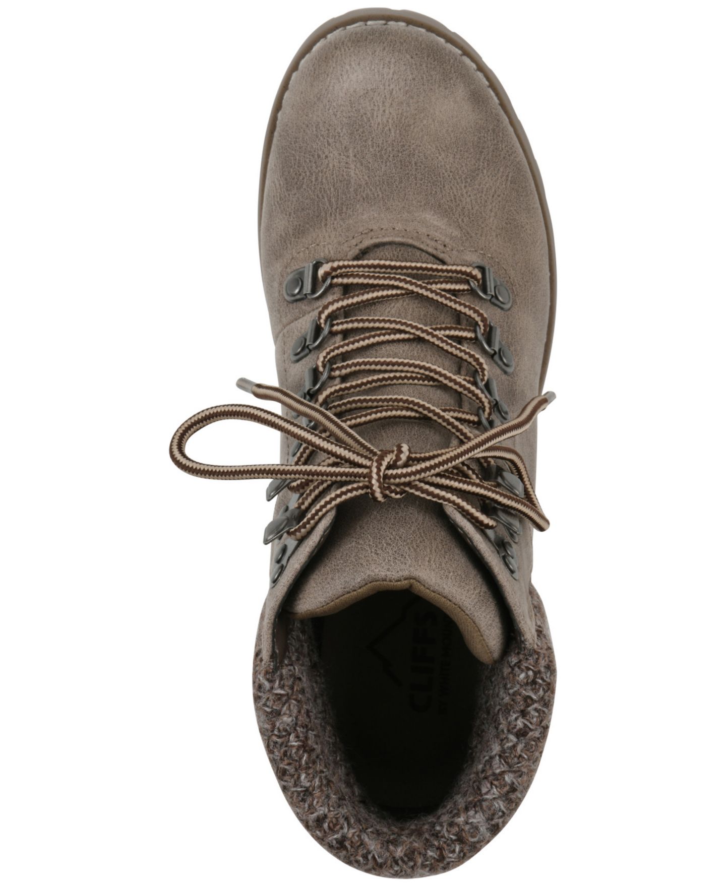 Женские ботинки Cliffs by White Mountain Pathfield Lace-Up Booties, цвет: Серо-бежевый — фото 4