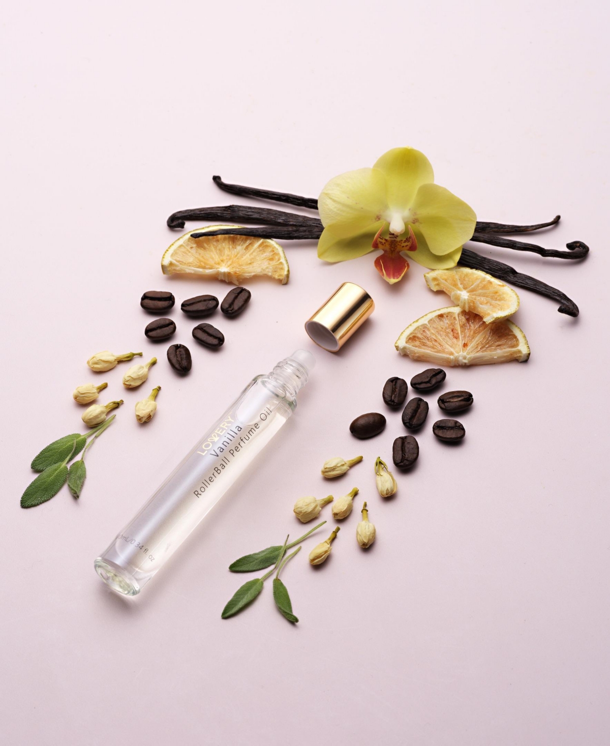 Lovery Vanilla Perfume Oil Rollerball, 0.34 oz