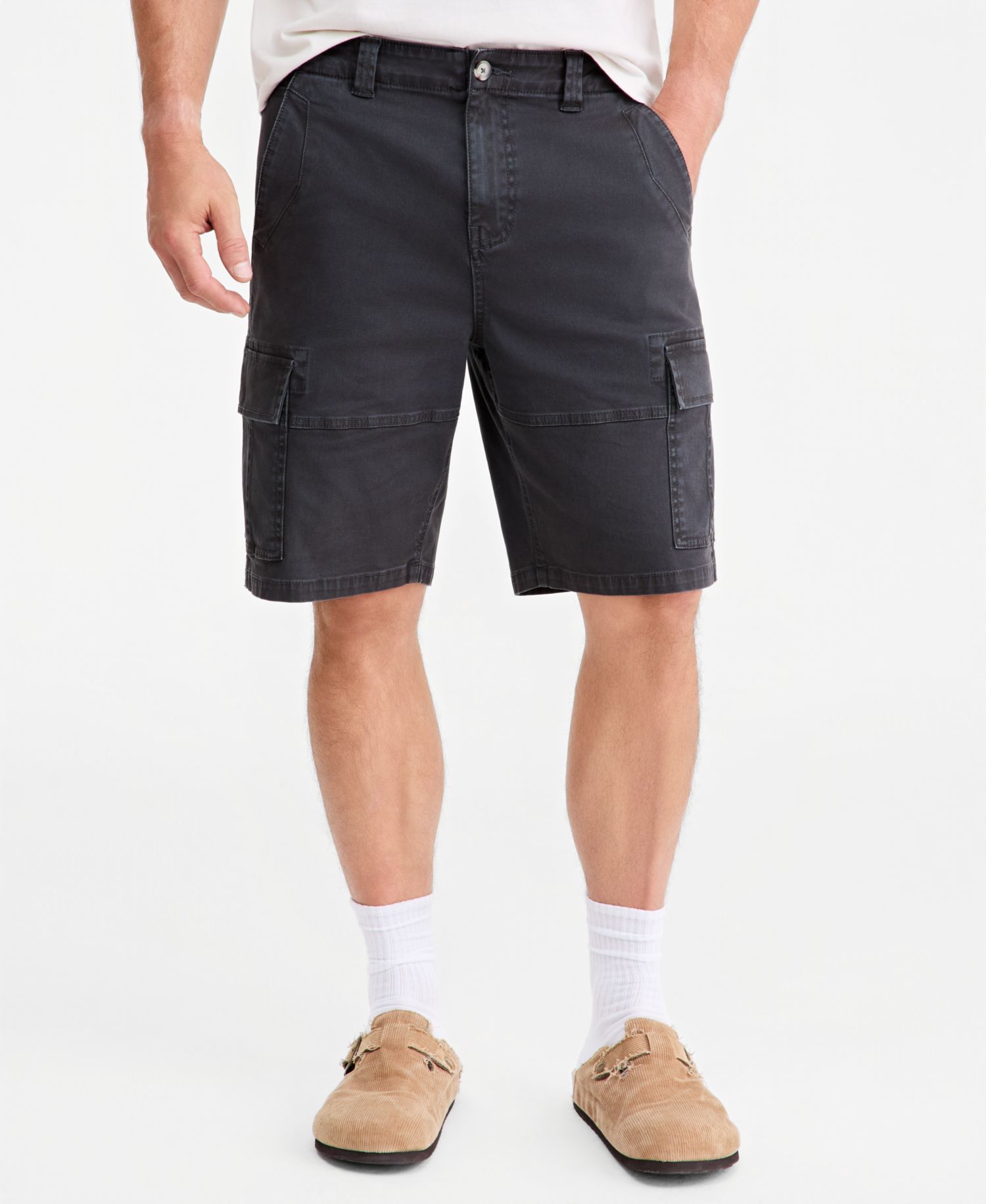 Men's Regular-Fit Cargo Shorts, 10" Inseam