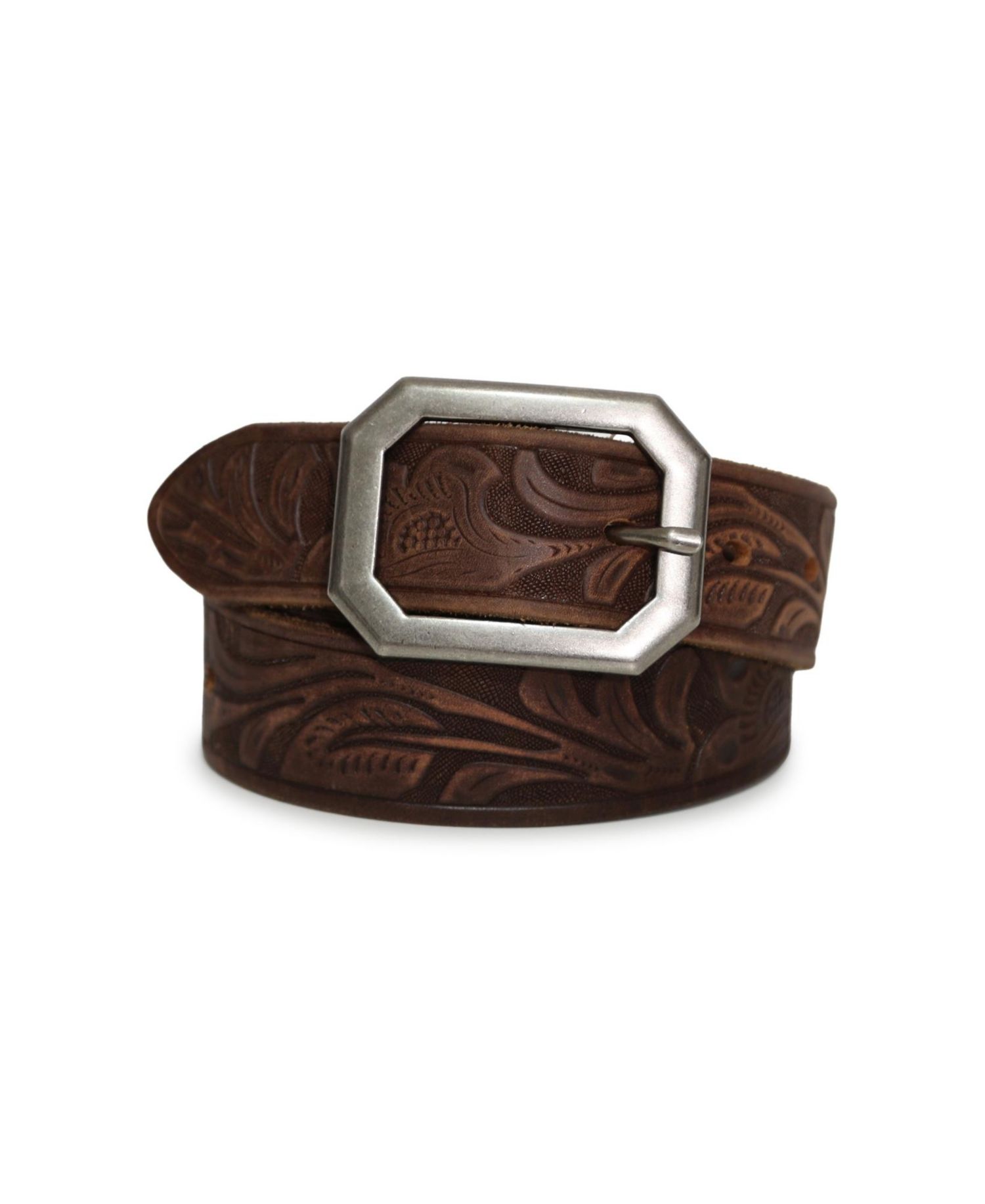 Women's Stand By Me Embossed Leather Belt