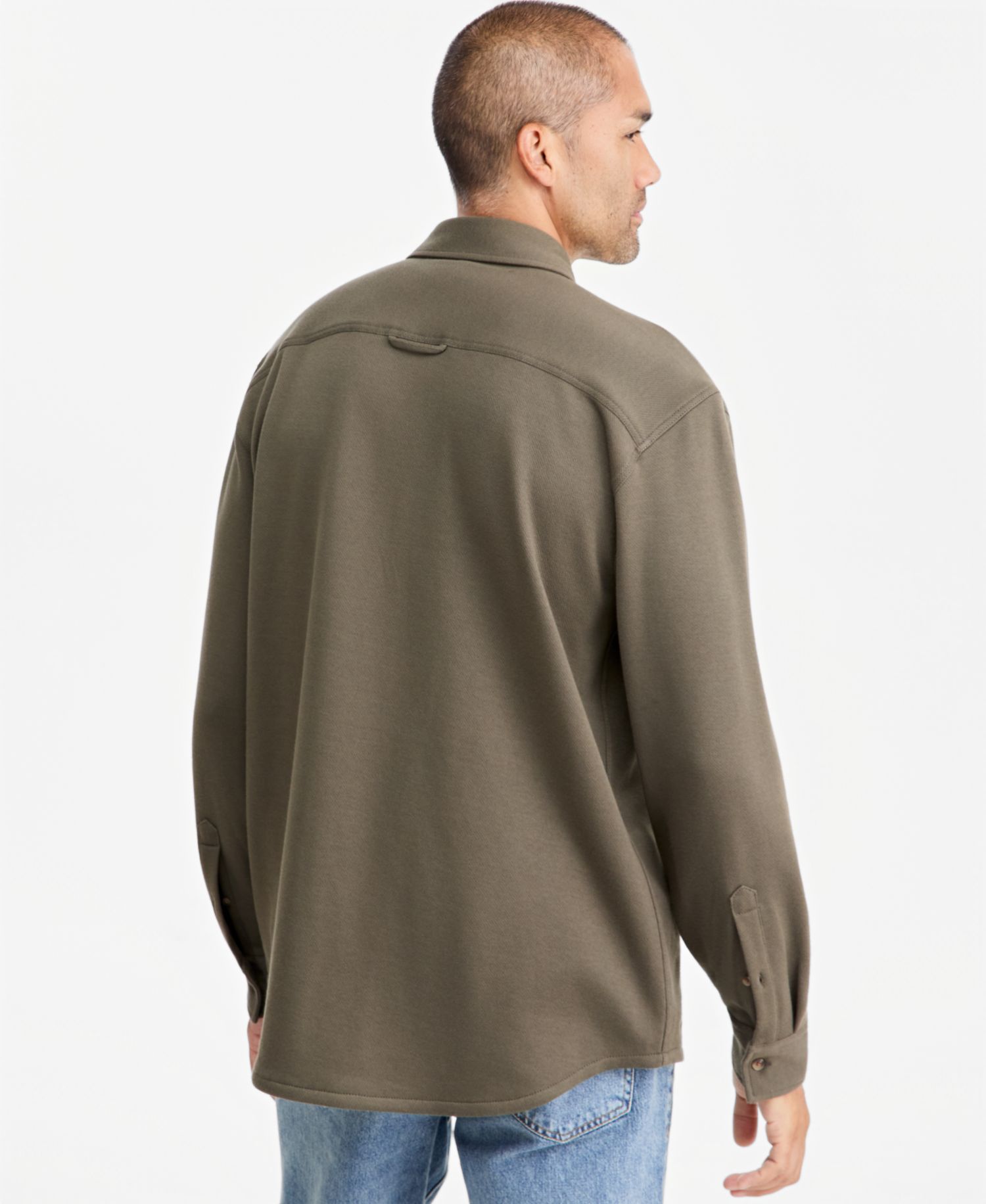 Men's Knit Long-Sleeve Shirt