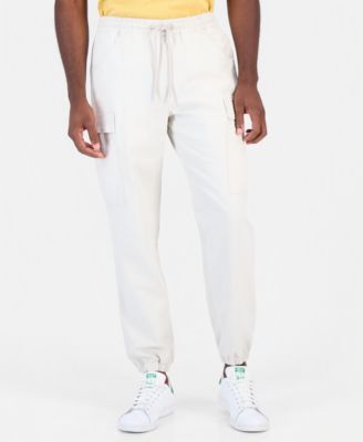 Men's Tomas Linen Blend Cargo Jogger Regular-Fit Pants