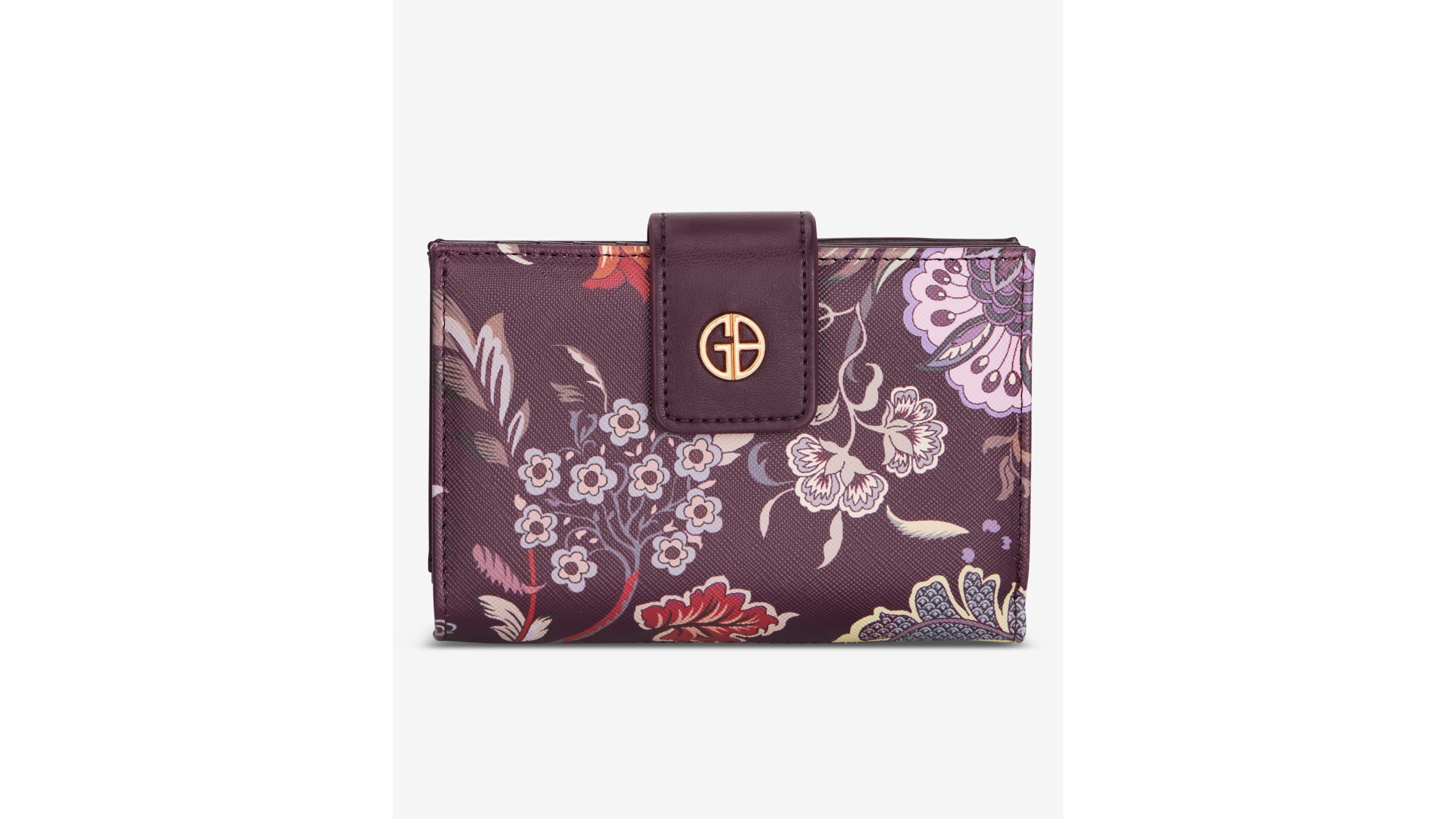 Giani Bernini Floral Framed Indexer Wallet, Macy's Exclusive