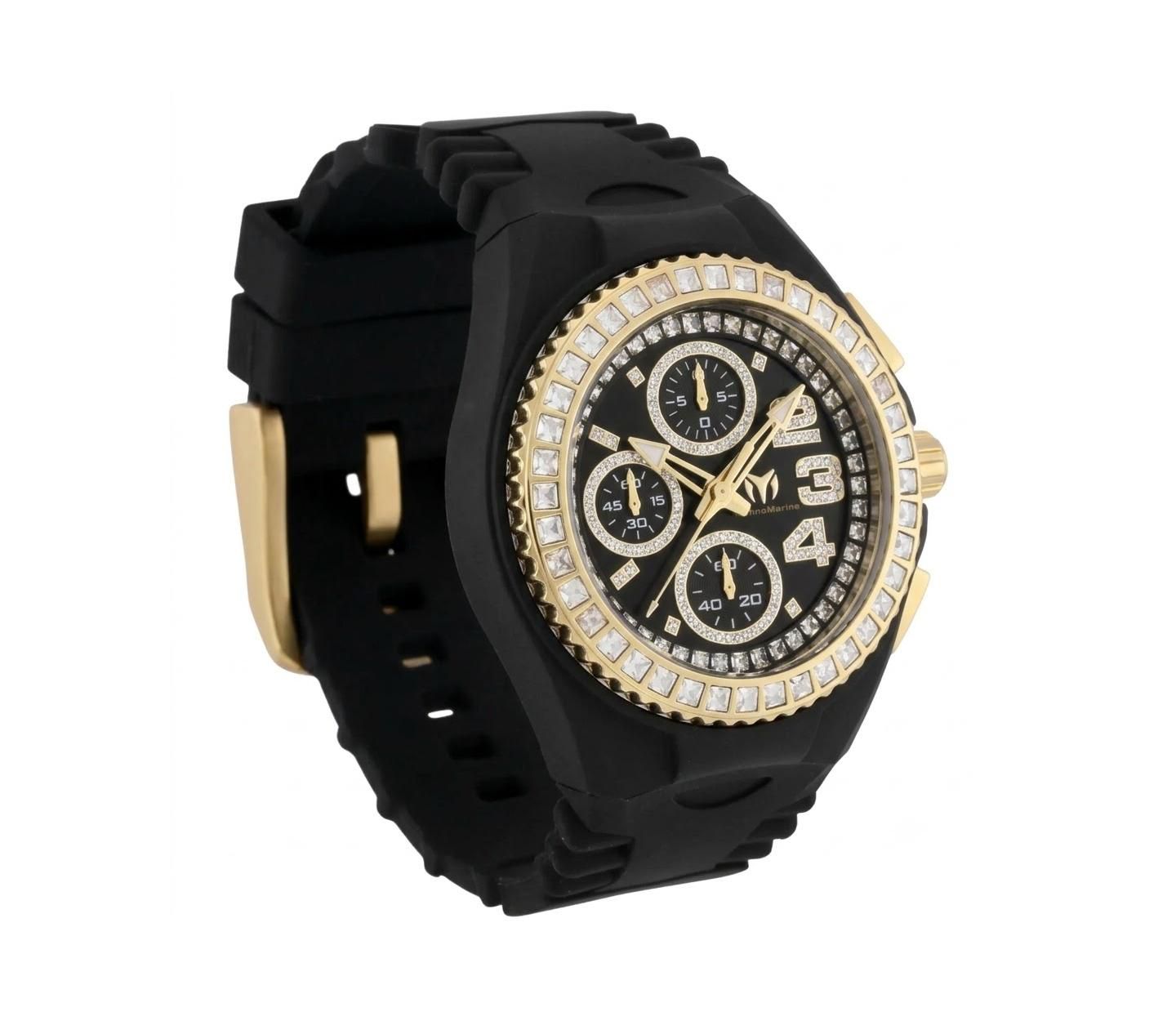 Женские часы TechnoMarine TM-121197 Cruise Quartz Chronograph Dial, цвет: Чёрный — фото 3