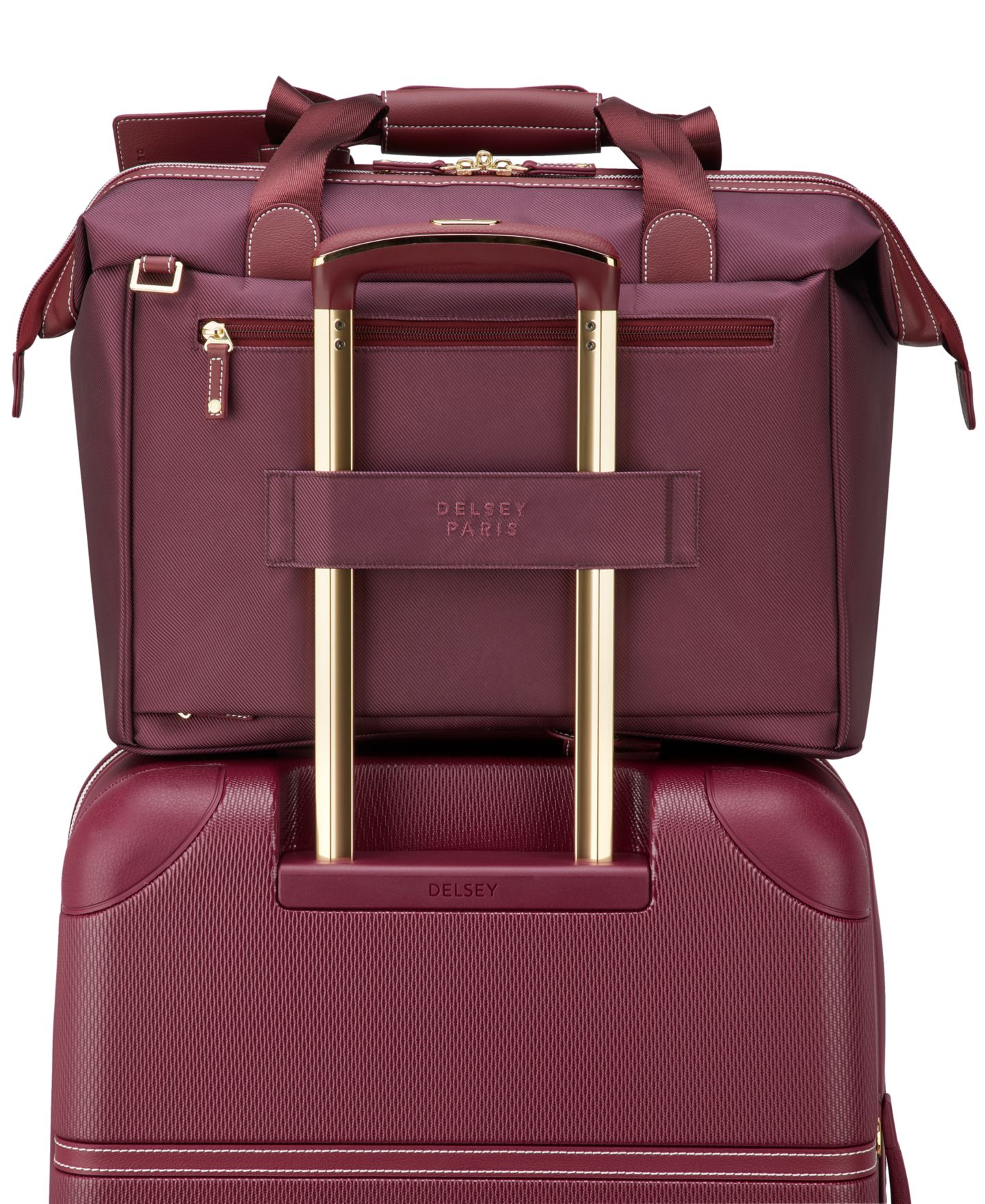 Сумка Delsey Paris Chatelet Air 2.0 Small Weekender, цвет: Бордовый — фото 8