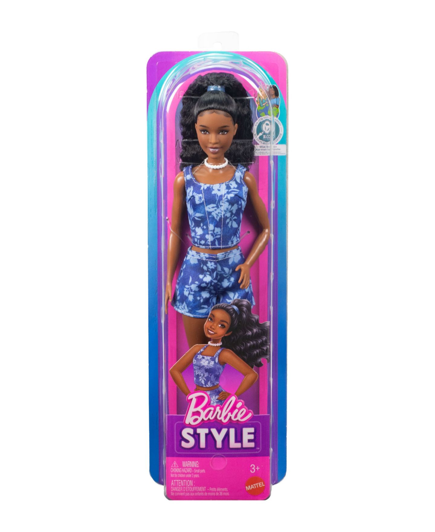 Кукла Barbie Fashionistas Style 12.75 дюйма с волнистыми волосами — фото 3
