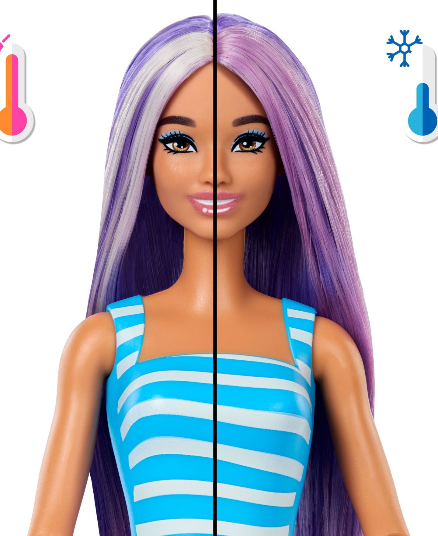 Детская кукла Barbie Pop Reveal Sea Slushy 12.8" Color-Change Slime Fashion Doll — фото 6
