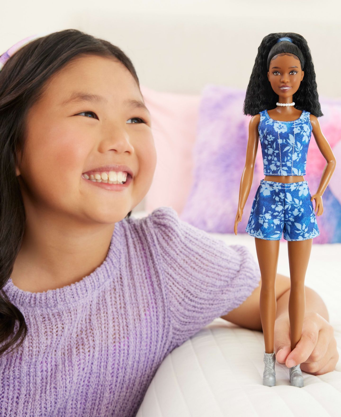 Кукла Barbie Fashionistas Style 12.75 дюйма с волнистыми волосами — фото 4