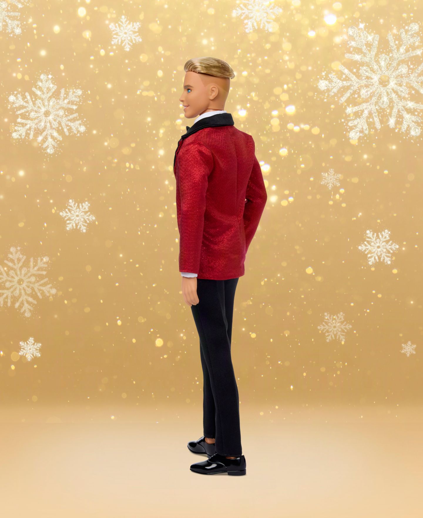 Детская кукла Barbie Signature 2026 Holiday Blonde Ken 13" Collectible Fashion Doll — фото 3