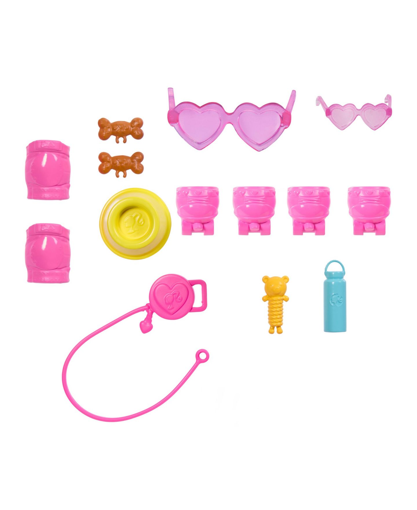Детская кукла Barbie Skate and Run 12.8" Fashion Doll with Roller-Skating Puppy — фото 6
