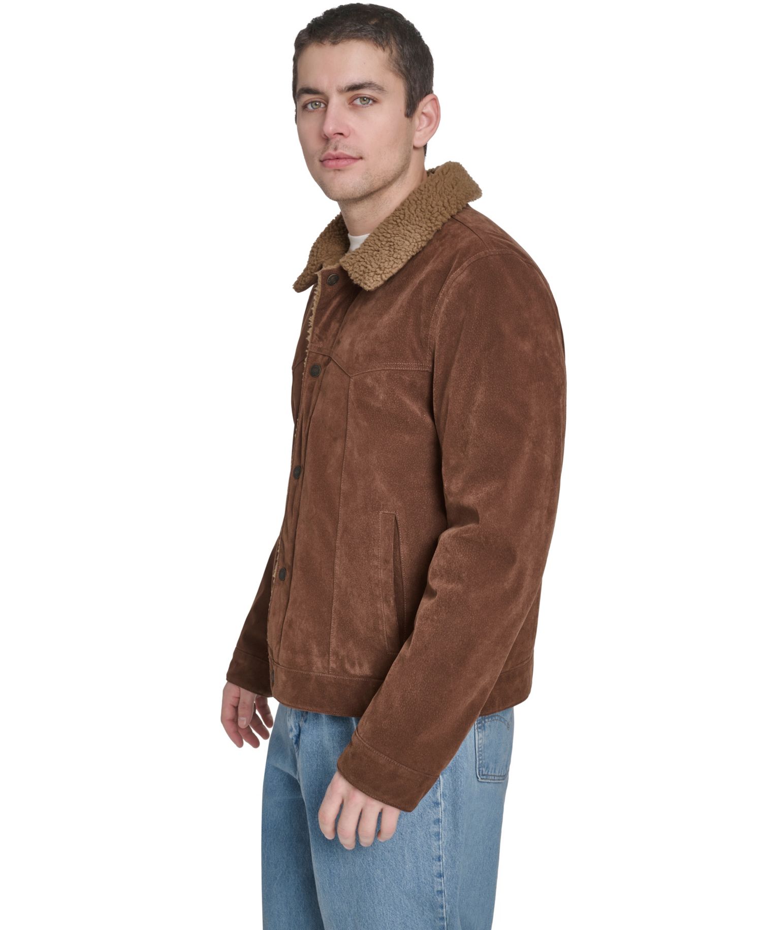 Men's Faux Shearling Rancher Jacket