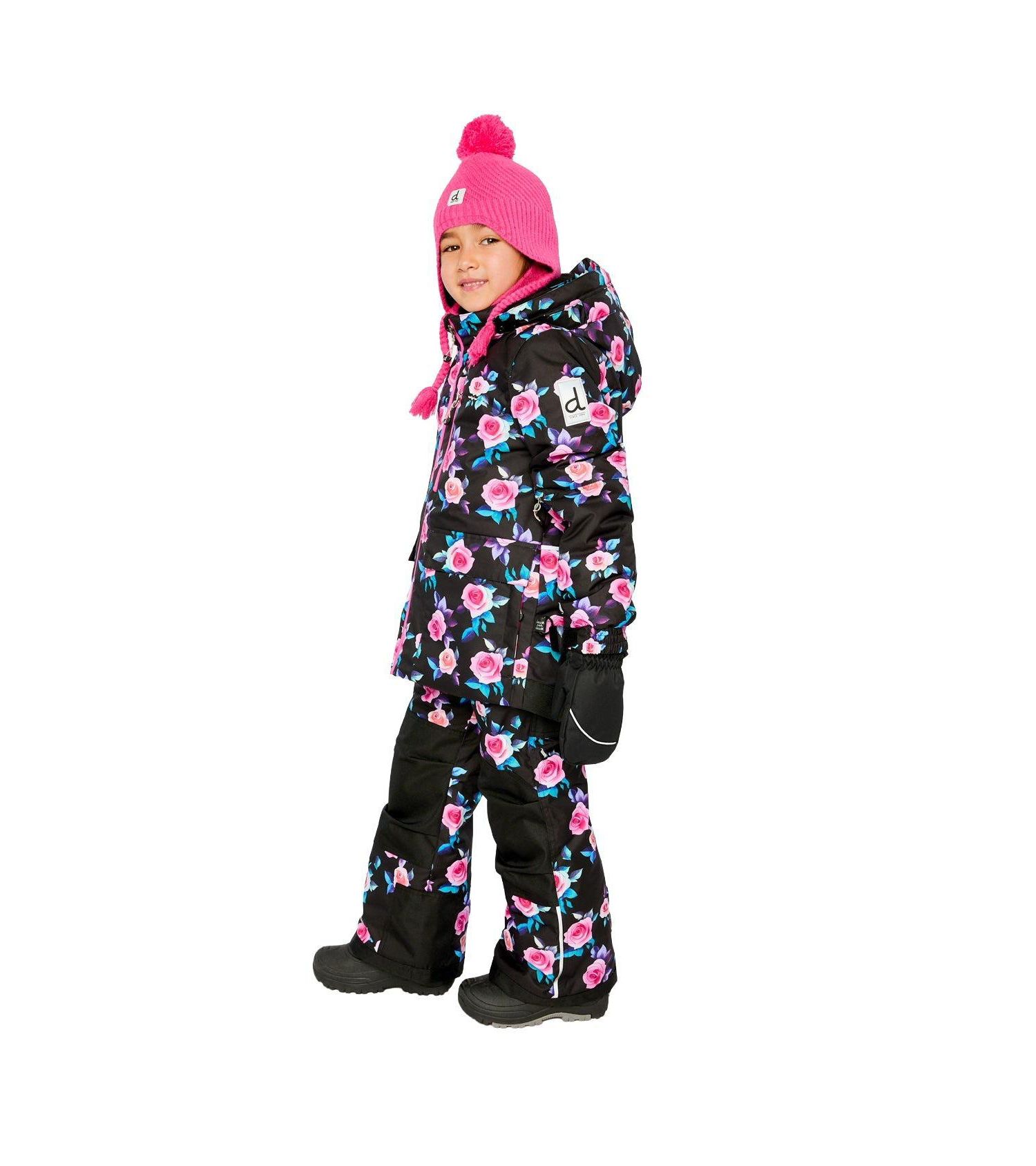 Little and Big Girl (6 - 14) Two-Piece Play Snowsuit