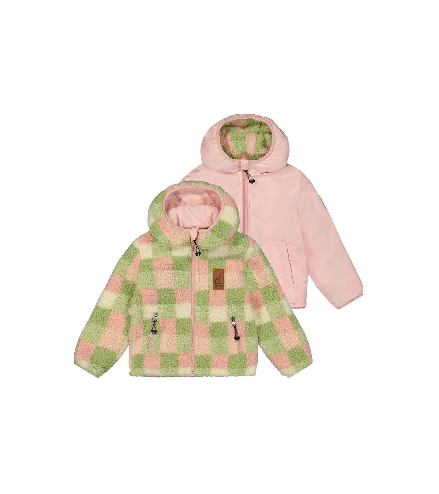Little and Big Girl (6 - 14) Reversible Mid-Season Jacket