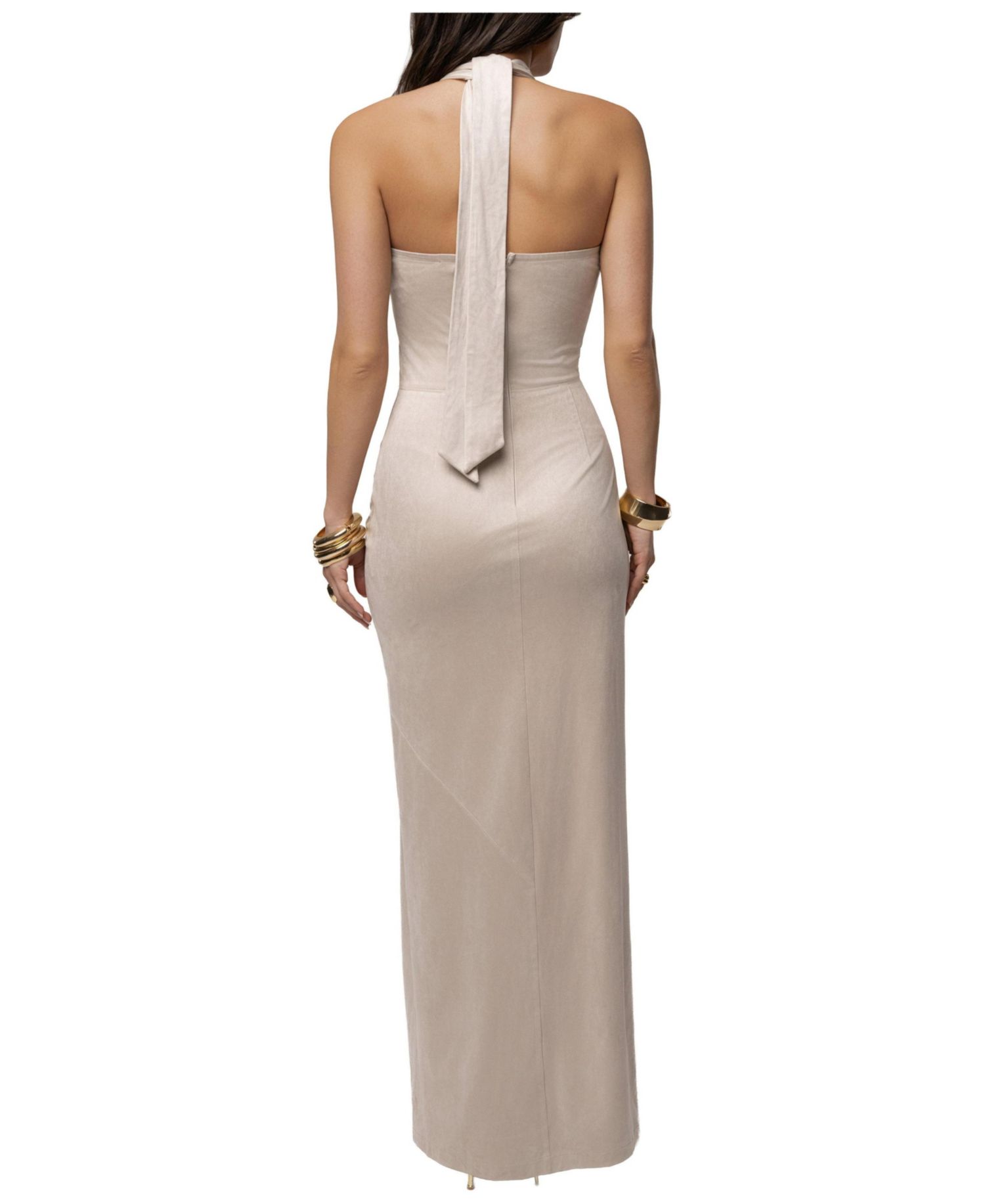 Women's Charlotte Halter Sleeveless Maxi Dress