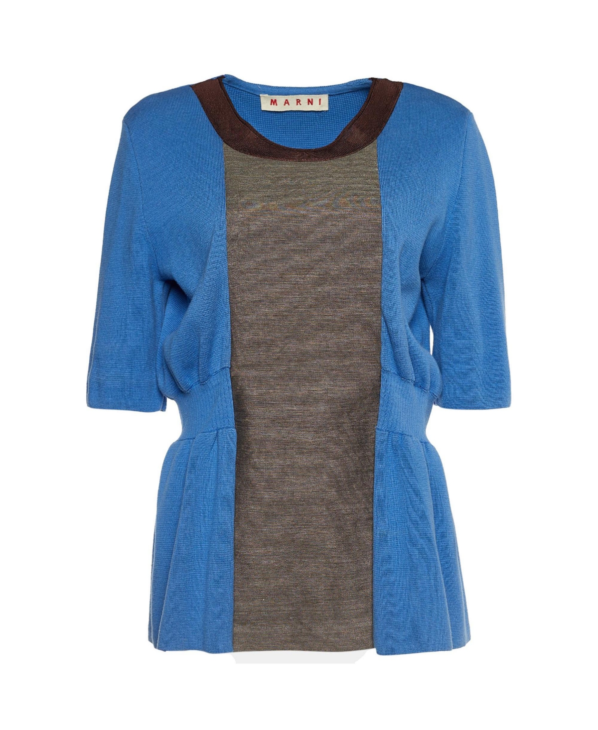 Pre-Owned Marni Women's Knit Peplum Top