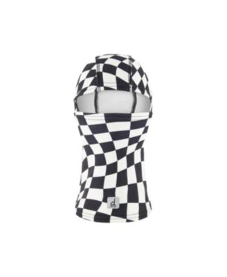 Little and Big Boy 5-14 Brushed Jersey Balaclava Checkered Print