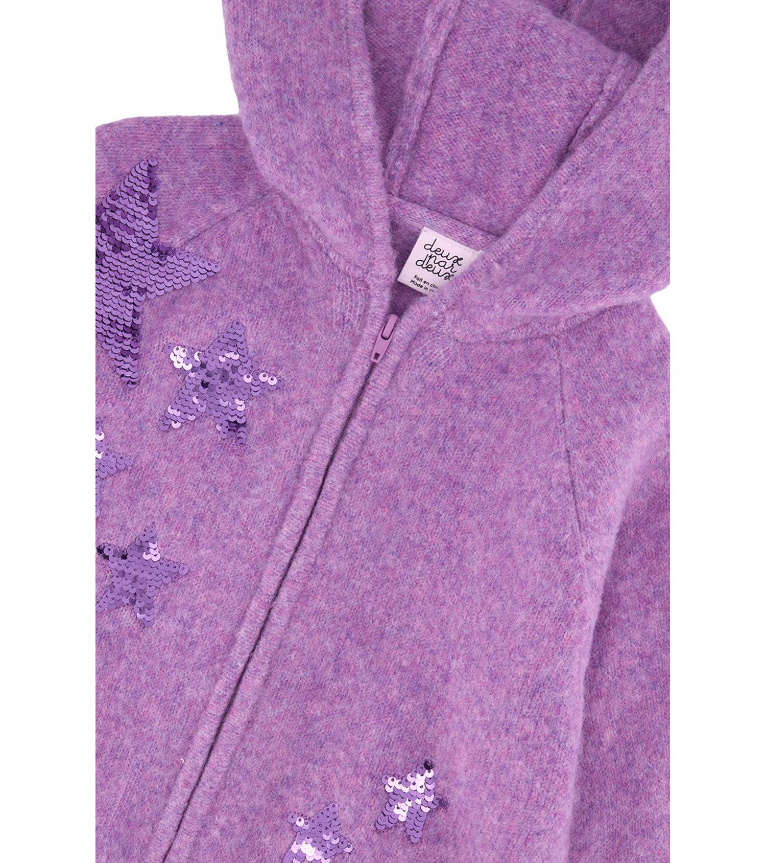 Big Girls (6-12) Hooded Knitted Cardigan