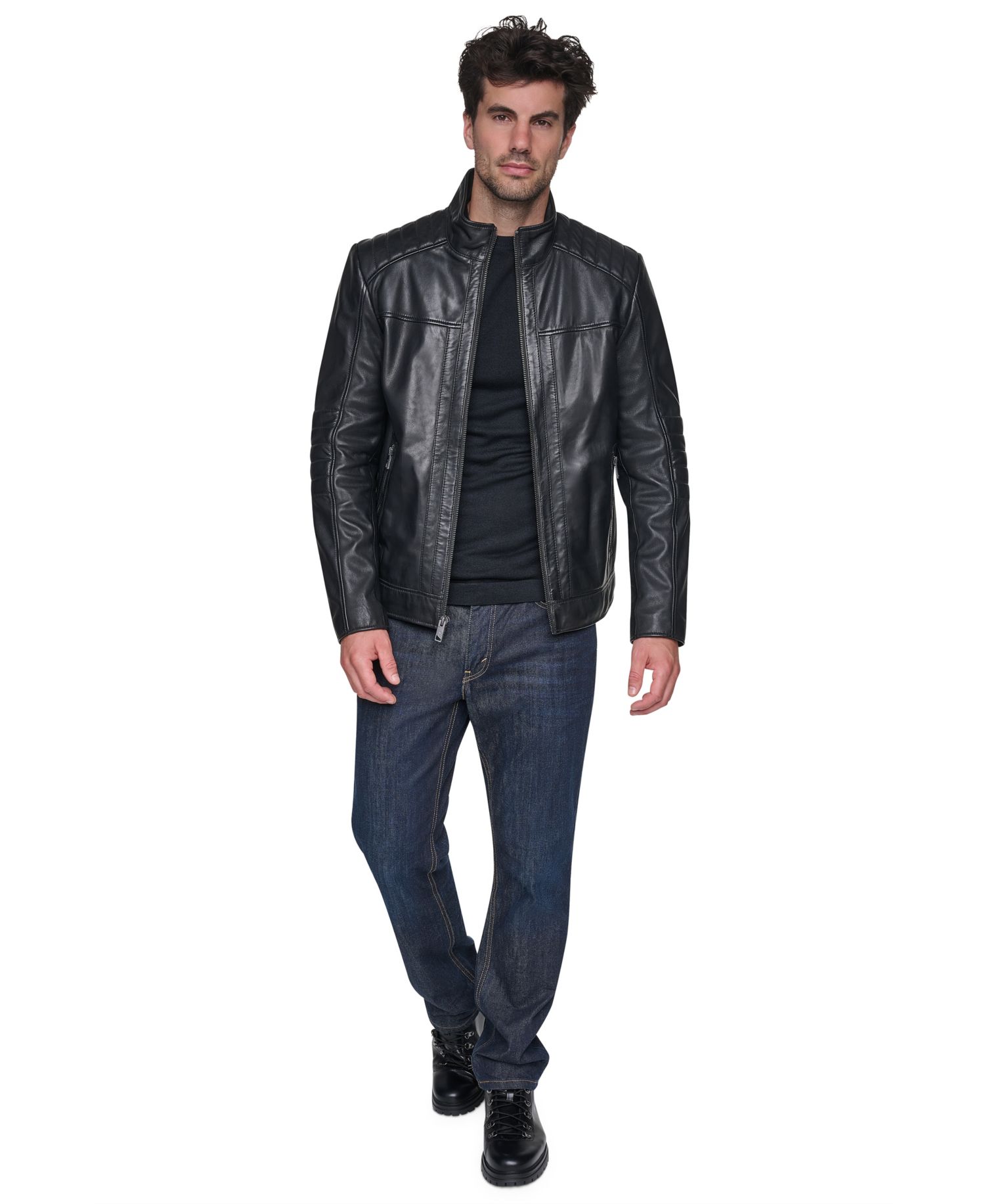 Men's Aged Lamb Racer Jacket