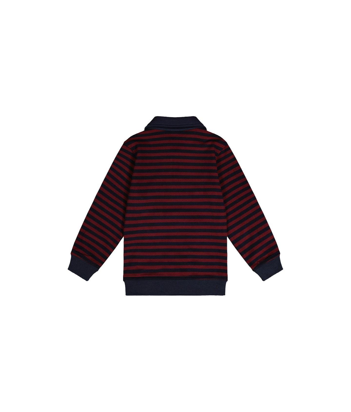 Топ Deux par Deux Brushed Jersey для мальчиков-малышей, цвет: Красный / Синий — фото 6