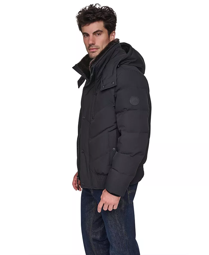 Men's Hooded Bomber Jacket - thumbnail 4