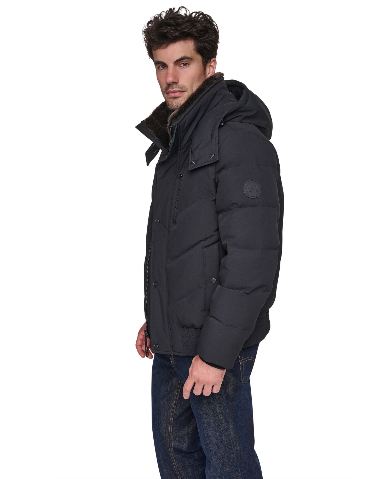 Men's Hooded Bomber Jacket