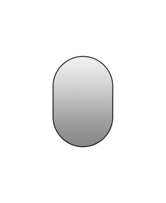 36x24 Inch Bathroom Vanity Mirror Wall Mounted Framed Vertical or Horizontal Hanging Modern HD Mirror for Bedroom Entryway