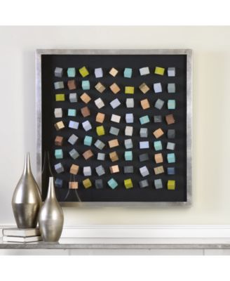 Uttermost Color Blocks Shadow Box Wall Art