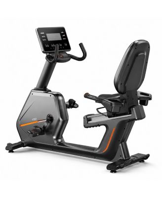 RE3 Recumbent Exercise Bike Ultra Commercial Grade 24 Level Electromagnetic Resistance Bluetooth and Kinomap APP Compatible