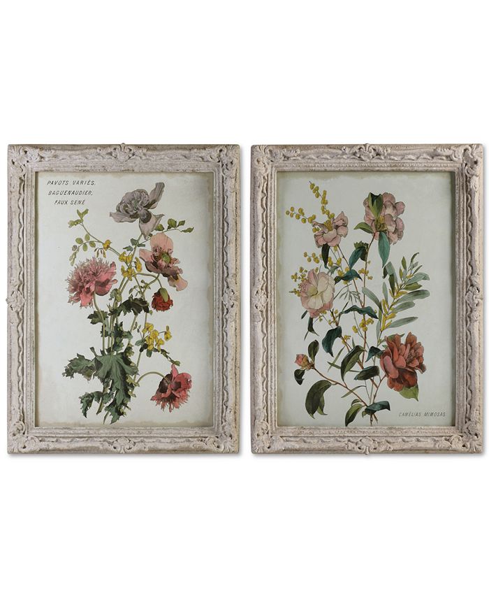 Uttermost Mimosa and Baguenaudier 2-Pc. Floral Wall Art & Reviews - All ...