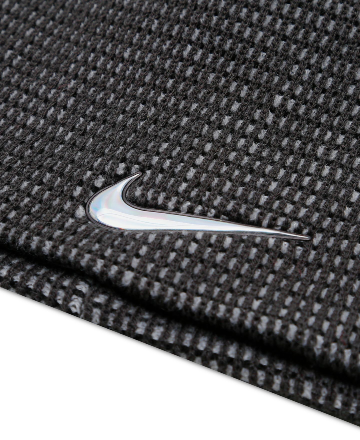 Комплекты Nike Multi-Stripe Peak Beanie and Gloves, 2-Piece Set для мальчиков, цвет: Тёмный дымчатый серый — фото 4