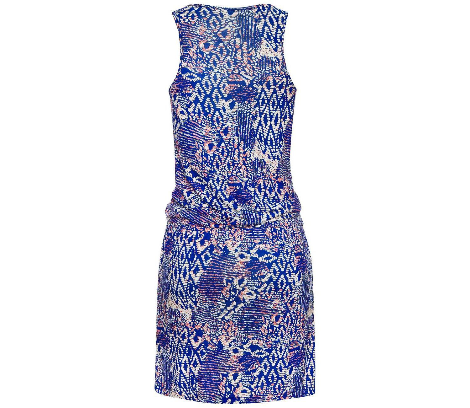 Women's Viscose Printed Tank Racerback Scoop-Neck Short Dress